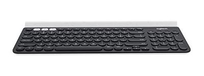 Logitech K780 Multi-Device Wireless Keyboard, QWERTY Italian Layout - Dark Grey/White
