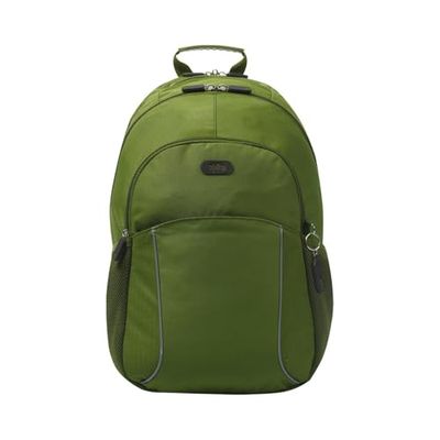 TOTTO - Mochila para Ordenador Portátil de 15,4 Pulgadas, Modelo Cambri 2.0, 3 Compartimentos, Bolsillo Tablet 10", Bolsillo Botella, Espaldar Ergonómico, Cómodas Correas en S, Color Cedar Green