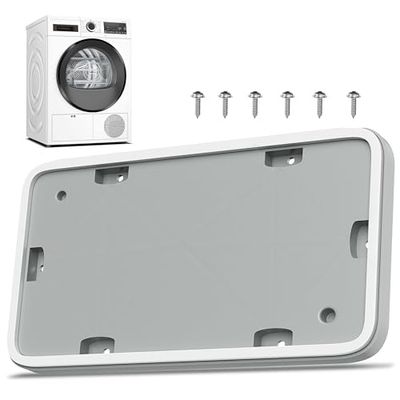 GIANTO Dryer Door Compatible with Bosch, Siemens, Maintenance Door, Replacement for Heat Exchanger Grey with Screws - 22.5 x 14.5 cm