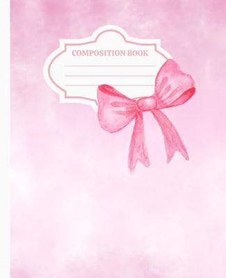 Pink Bow Composition Notebook