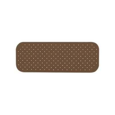 MSV Premium Douchemat, Badmat, Antibacterieel, Antislip Met Zuignappen, Bruin, Geurend Naar Rozen, Ca. 36 x 97 cm, Wasbaar Op 60 Graden