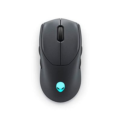 Alienware Tri-Mode AW720M Wireless Gaming Mouse, Optical Sensor, 8 Configurable Buttons, Fast-Charging, Grey