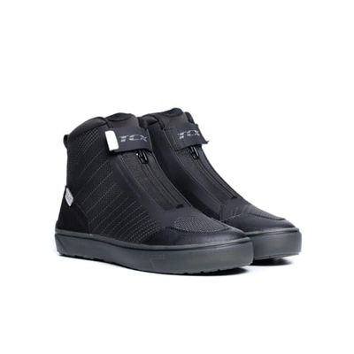 TCX Homme IKASU 2 WP Chaussures Moto Imperméable, Black/White, 46 EU
