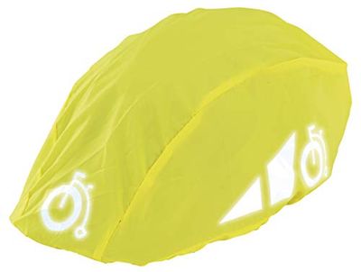 Profetreflexöverdrag för cykelhjälmar, gul, one size