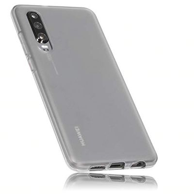 mumbi Hoes compatibel met Huawei P30 telefoonhoes telefoonhoes transparant zwart