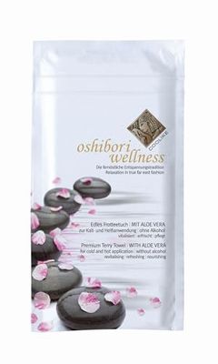 Oshibori Wellness, Szlachetny ręcznik frotte z aloesem