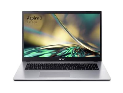 Acer Aspire 3 A317-54-73VM, laptop 17,3'' Full HD IPS, laptop (Intel Core i7-1255U, 16 GB RAM, SSD 512 GB, Intel Iris Xe Graphics, Windows 11), szary laptop, klawiatura AZERTY (francuski)