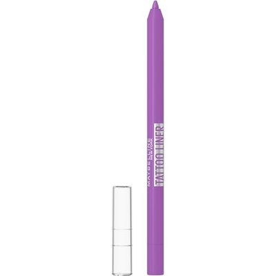Maybelline New York - Crayon Gel Yeux Effet Tatouage - Waterproof & Tenue 36h - Tattoo Liner - Teinte : Purple Pop
