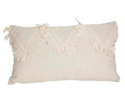 COJIN CREMA C/FLECOS POLYESTER