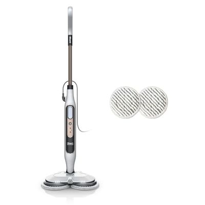 Shark Stoommop, Automatische Stoom & Schrob Mop met Stoomblaster, 2 Roterende Power Pads, 3 Stoominstellingen, Zuivert, Verwijdert Vlekken & Vuil, Voor gebruik op alle Afgedichte Harde Vloeren S8201EU