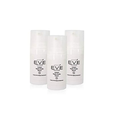 EVE REBIRTH Instant Hyalu-Snake Sérum Anti-Rides Effet Lifting Visage/Contour des Yeux (Set de 3), 15 ml