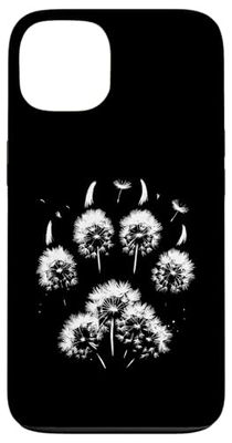 Dente di leone con zampa di gatto - Vintage Graphic Cat Lover Custodia per iPhone 13