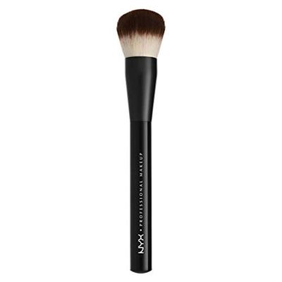 NYX PROFESSIONAL MAKEUP pincel para maquilhagem fluída para desfocar pro multi-purpose buffing rush 3 de fibra