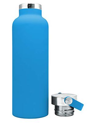 NERTHUS FIH 764 Bouchon thermique double paroi pour acier inoxydable froid et bleu chaud 750 ml, sans BPA, 18/8