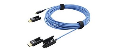 Kramer CLS-AOCH/XL-66 - Cavo HDMI attivo ottico per 4K con connettori rimovibili, senza alogeni, a basso fumo, 20 m