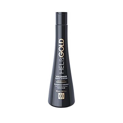 Helis Gold - Volumize Shampoo - Renforcer et Volumiser - Pour cheveux et cuir chevelu fins et normaux - Nourrir et rééquilibrer le cuir chevelu pour une croissance saine - Revitalise - 10.1 oz/300 ml