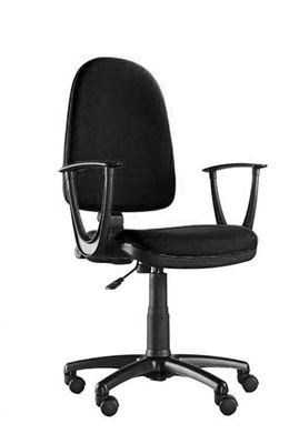 OFFICER PRODUCTS 23023531-05 krzesło biurowe EVIA, czarne, maksymalne obciążenie: 150 kg