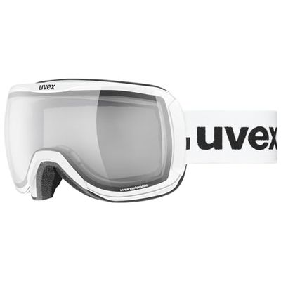 uvex downhill 2100 VPX, Skibril Unisex-Volwassene, white, one size