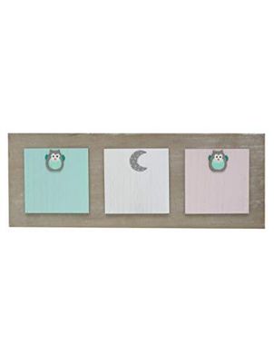 Deknudt magnetiskt trämemotavla för 3 foton eller kort bildstorlek 9,0 x 13,0 cm;10,0 x 10,0 cm;10,0 x 15,0 cm;13,0 x 13,0 cm;13,0 x 18,0 cm;