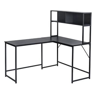 HOMYLIN Desk, 138 X 110 X 75-135cm