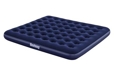 Bestway Colchón inflable Pavillo King | colchón inflable para interiores y exteriores, colchón inflable tamaño king flocado, que se infla rápidamente