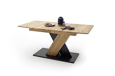 Robas Lund Tavolo da Pranzo in Legno Massiccio, Lxbxh 180x90x77 cm