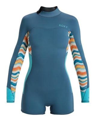 Roxy 2.0 Swell Series LS BZ QLOCK Combinaisons humides pour Femmes, STARGLAZER, S