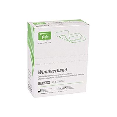 Teqler Wondverband, steriel 10 x 8 cm