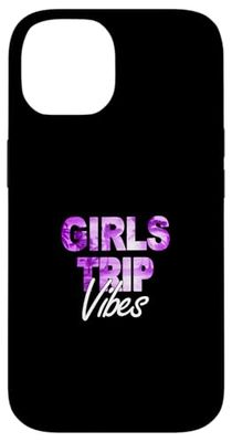 Viaggio Ragazze Viola Corrispondenza Vacanza VIBES Custodia per iPhone 14