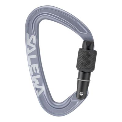 Salewa Ortles Schroef Karabijnhaak, Grijs, UNI