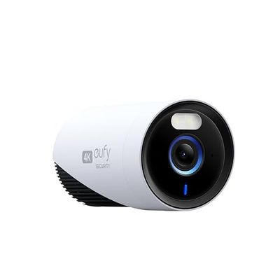 eufy Security eufyCam E330 (Pro) telecamera aggiuntiva, telecamera esterni, risol. 4K, registraz. 24/7, plug-In, Wi-Fi avanzato, AI ricon. facciale, nessun costo mensile, richiede HomeBase 3