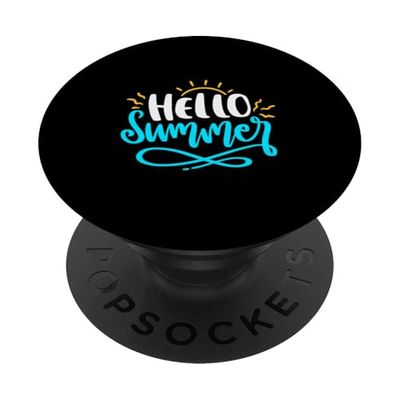 Gráfico de cita de Hello Summer PopSockets PopGrip Adhesivo