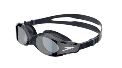 Speedo Unisex Hydrosity 2.0 zwembril | anti-condens, anti-lek, zwart/oxydgrijs/rook, eenheidsmaat