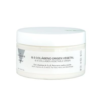 Valquer Origins creme facial hidratante de colagénio G-3. Antioxidante, reparador e nutritivo, fornece elasticidade e firmeza na pele com óleo de amêndoas retinol, vitaminas C e E. 250 ml