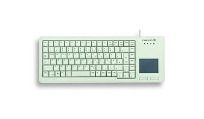 Cherry XS Touchpad USB QWERTZ Alemán Gris - Teclado (USB, Universal, QWERTZ, Alemán, Alámbrico, Universal)