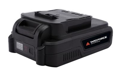 Yard Force Batteria agli ioni di litio da 20 V 2,5 Ah compatibile con tutti i prodotti Yard Force 20 V della gamma CR20