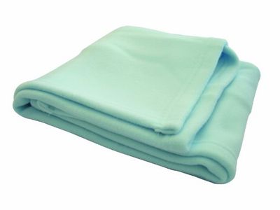 Baby Minder Italbaby 030.2150-2 Couverture en Polaire pour Landau, 65 x 80 cm, Bleu