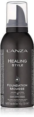 L'ANZA Healing Style Foundation Mousse with Medium Hold Effect, Refreshes and Moisturises Hair and Scalp, With Advanced Control Technology, Non-drying Formula, and Natural Ingredients (5 Fl Oz)