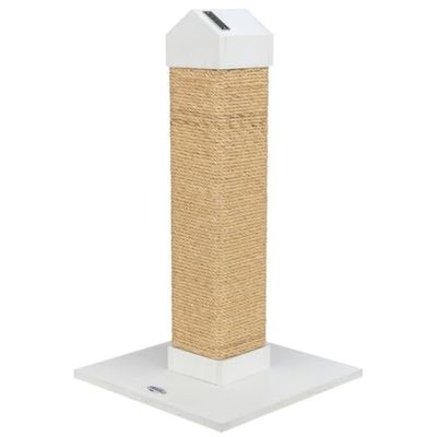 TRIXIE Tiragraffi per gatti BE NORDIC Iben 60 cm, bianco, ideale per la cura degli artigli, 44744