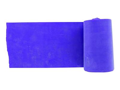 GIMA - Weerstandsband/elastiek voor revalidatie, kleur paars, weerstandsniveau XXX-sterk, afmetingen 45 m x 14 cm x 0,30 mm, latexvrij