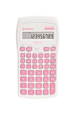OSAMA - Calculadora científica de 56 Funciones, 10 dígitos Mantissa y 2 exponente, Cosas para la Escuela con Funda Deslizante válida para exámenes de Estado - Material Escolar para Back to School,