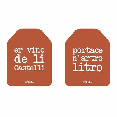 Glacette termica vino double face, ruggine, S.P.Q.eRe
