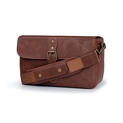 MegaGear MG1526 - Capa para câmaras sem espelho, instantâneas e DSLR, cor castanho-escuro
