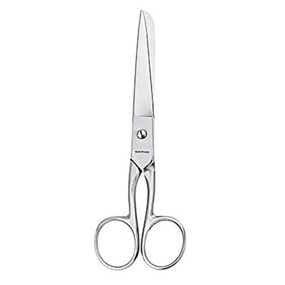 Wedo 909556 Ciseaux en acier inoxydable poli 15,3 cm (Chrome) (Import Allemagne)