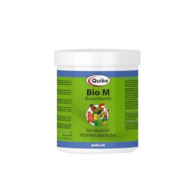 Quiko BIO-M Vitamine pour la mue 375g - Combinaison de vitamines hautement concentrée pour le renouvellement du plumage