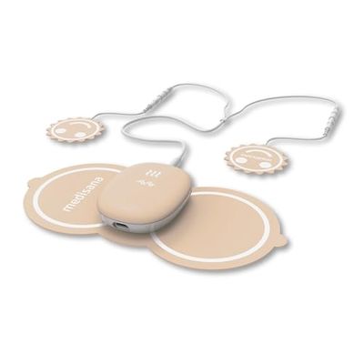 medisana TT 250 almohadilla para dolor menstrual con TENS y calor, dispositivo de terapia TENS para dolores menstruales y causados por endometriosis, con función de calor y 2 electrodos adicionales