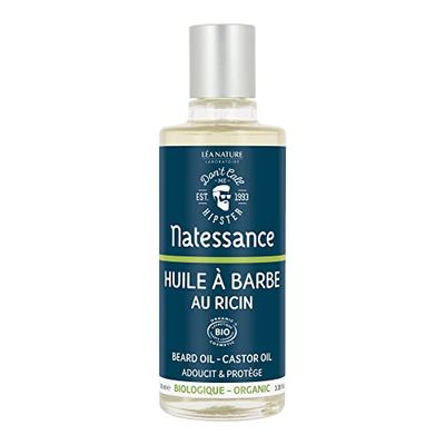 Natesance – Aceite para barba ricino, 100 ml