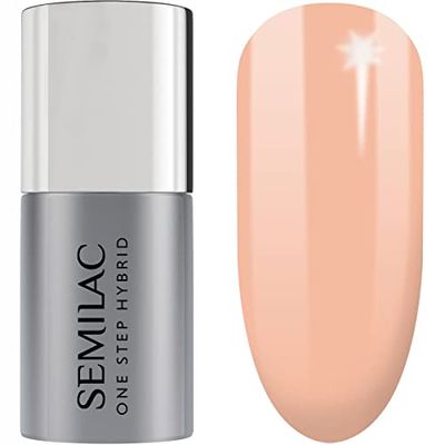 Semilac UV vernis à ongles hybride One Step Hybrid 3in1 S450 Inner Warmth Peach 5 ml