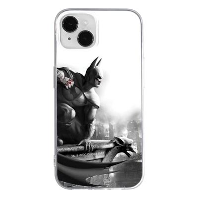 ERT GROUP mobiltelefonfodral för Apple Iphone 14 PLUS originalt och officiellt licensierat DC mönster Batman 017 optimalt anpassad till formen på mobiltelefonen, fodral tillverkad av TPU-plast