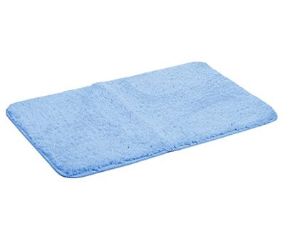 Amago Tappetino da Bagno, 100% Microfibra, 60 x 100 cm - Blu